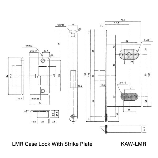 Vinco KAW LM Lock Case /KAW-LMR - Image 2