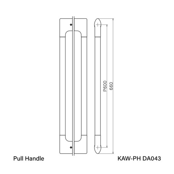 Vinco KAW Pull Handle / KAW-PH DA043 - Image 2