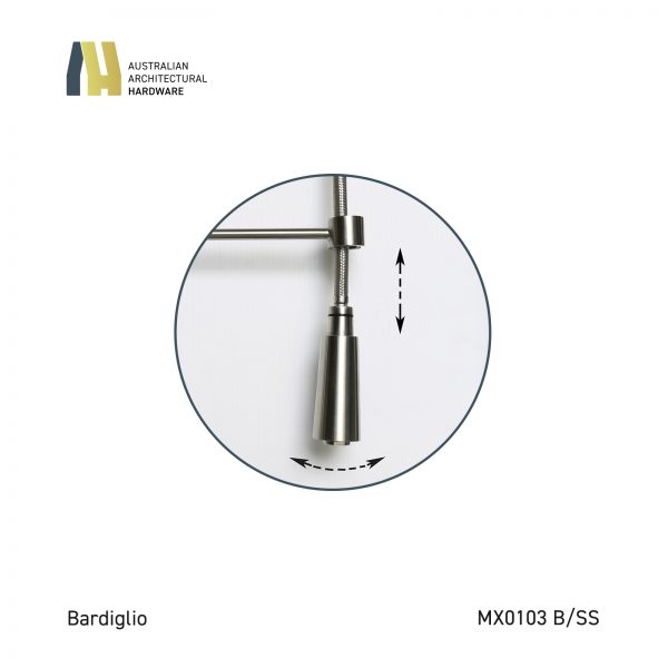 BARDIGLIO KITCHEN MIXER BLACK (PULL OUT) - MX0103 B/SS - Image 3