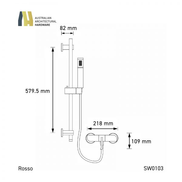 ROSSO STAINLESS STEEL SHOWER - SW0103 - Image 2