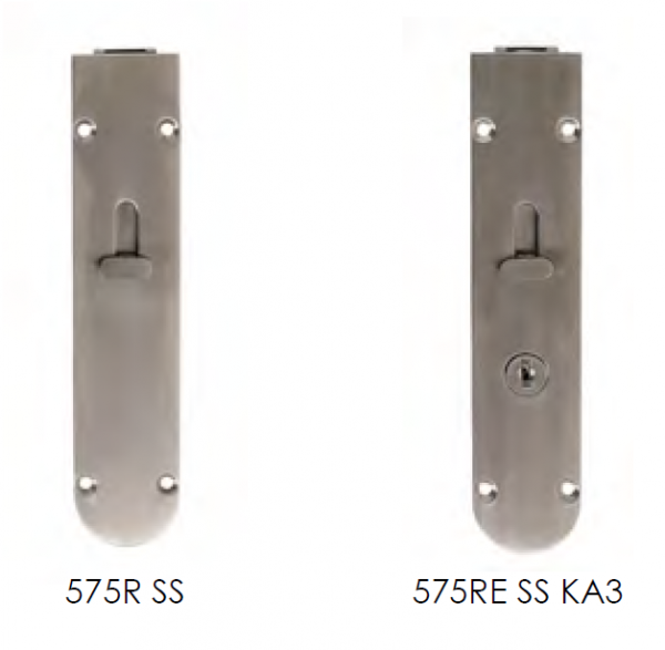 Flush Bolt 75R - Timber Door Only