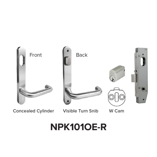Office Entrance Function Lock Round End / NPK101OE-R