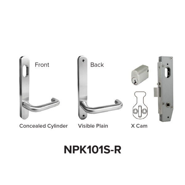 Storeroom Function Lock Round End / NPK101S-R
