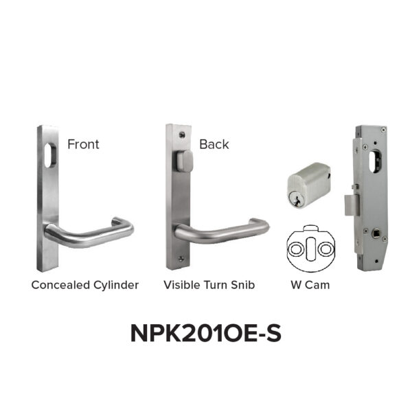 Office Entrance Function Lock Square End / NPK201OE-S