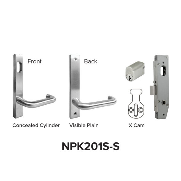 Storeroom Function Lock Square End / NPK201S-S