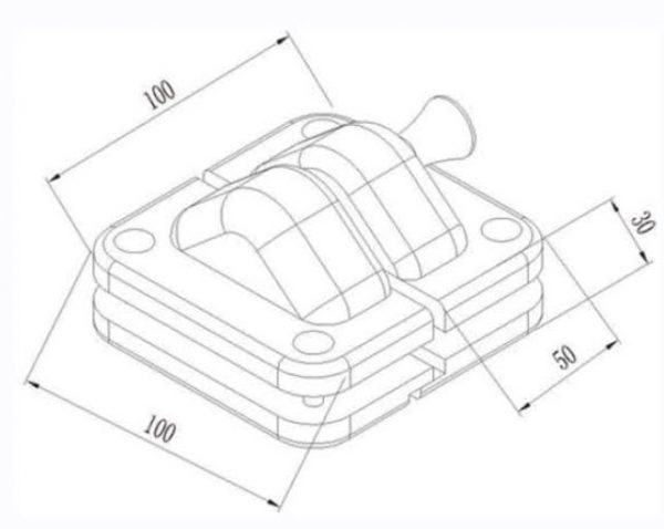 GLASS TO GLASS GATE LATCH FOR 180 DEGREE #316 PSS - Image 2
