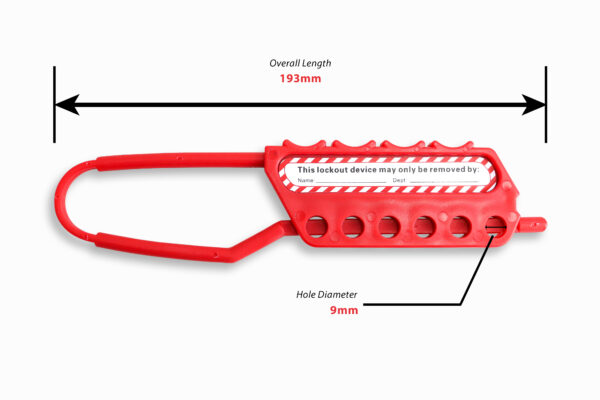Nylon Lockout Hasp - Image 4