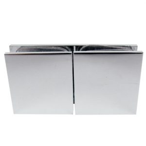 Brass Glass Pannels - Glass to Glass 180 degrees