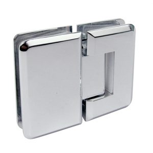 Brass Glass Hinges - Glass to Glass 180 degrees - C Cutting (BSH180-CP-C)