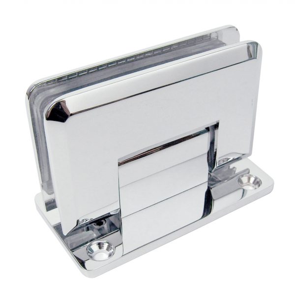 Brass Glass Hinges - T Shape Glass to Wall 90 degrees