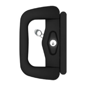 DH1910 Coated Black Finish Aluminium Sliding Door Lock