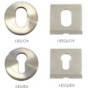 Oval/Euro Escutcheon - Round/Square