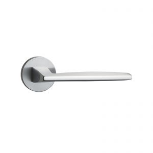 Vinco KAW C8 Lever Handle & Rose/Satin Chrome / KAW-LV08 CP/SC