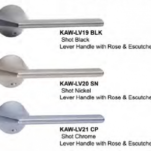 Vinco KAW A5 Lever Handle with Rose & Escutcheon / KAW-LV19