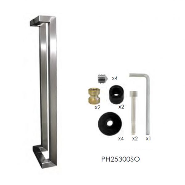 Stainless Steel Pull Handles - Diana SO Handles
