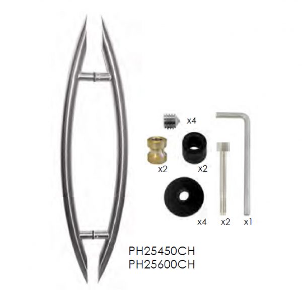 Stainless Steel Pull Handles - Athena CH Handles