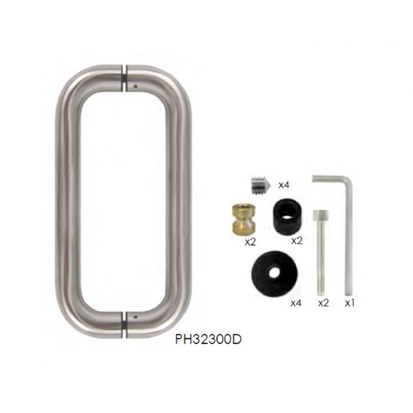 Stainless Steel Pull Handles - Hercules D Handles