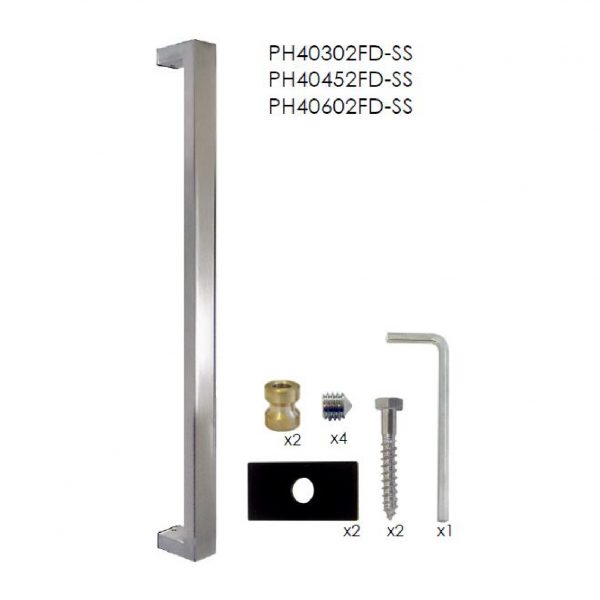 Stainless Steel Pull Handle - Medusa FD Handles - Image 3