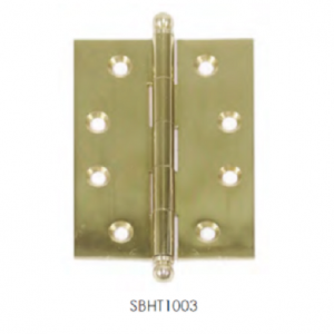 Polished Brass Ball Tipped Butt Hinges (Loose Pin)
