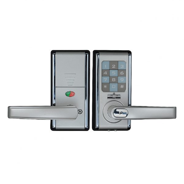 Smart Digital Card Lock in Silver
