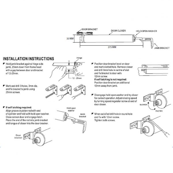Screen Door Closers - Image 3