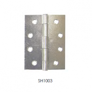 Steel Butt Hinges 100mm Length 4 holes - 1.6mm Thick