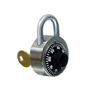 Key override combination padlock