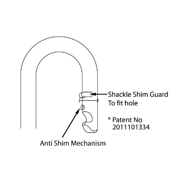 Key override combination padlock - Image 2